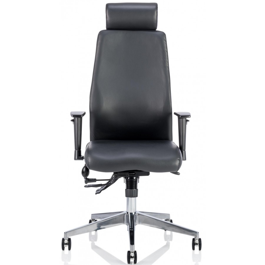 Chiro Curve 24 Hour Leather Posture Office Chair 